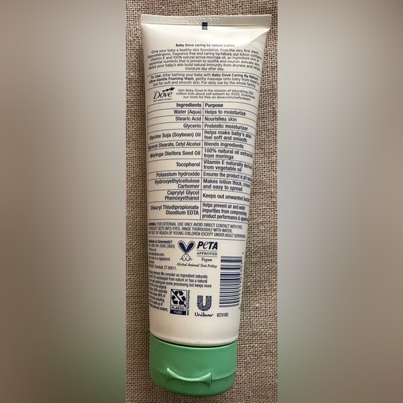 Dove Baby Hypoallergenic Lotion - 8 fl oz (237ml) - Caring By Nature - Picture 3 of 4